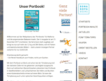 Tablet Screenshot of portbook-mallorca.com